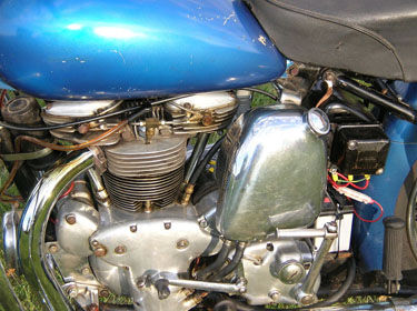 blue warrior left engine